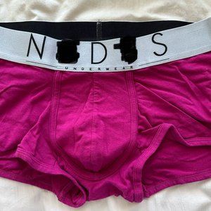 Men's Cotton Underwear -- boxer briefs Pink/Purple